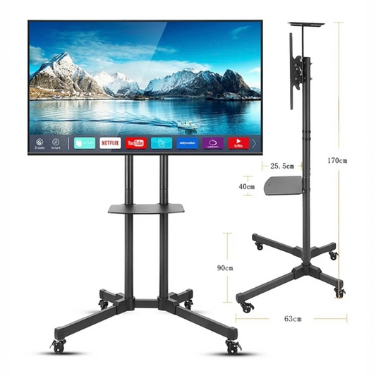 Soporte Pedestal Tv De 32 A 65 Curvos y Planos 1500
