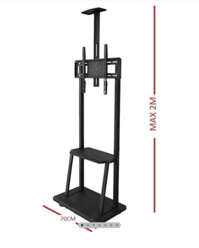Soporte  Pedestal Ruedas 32 A 50 /max 50kg Tv Móvil Carrito