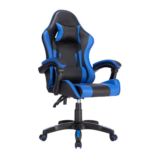 Silla Gamer Ergonómica Reclinable Azul