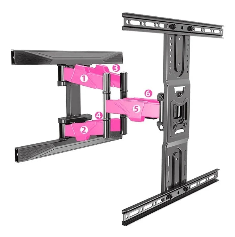 Soporte Para Tv Extensible caja negra oice  P6 De 40 A 75 Color Negro