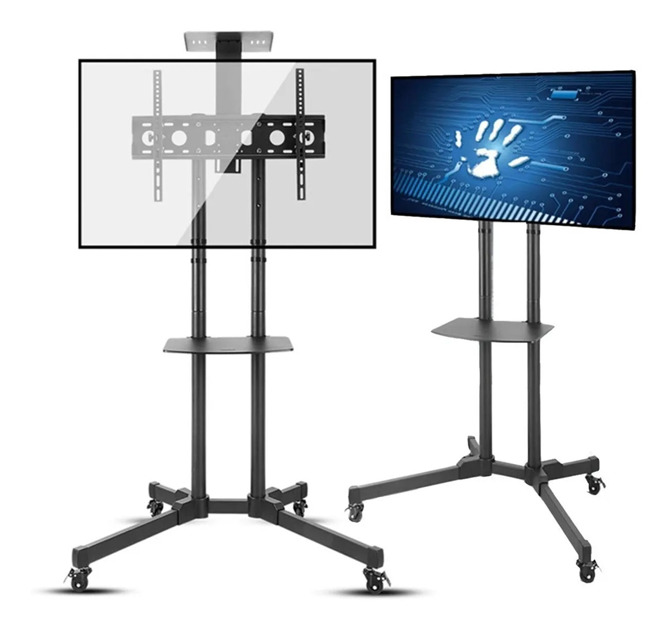 Soporte Pedestal Tv De 32 A 65 Curvos y Planos 1500