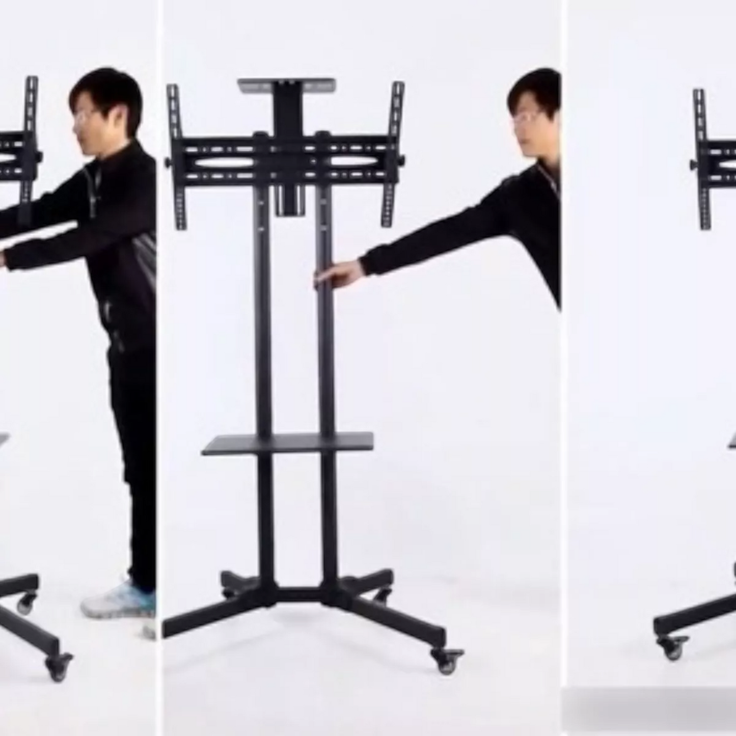 Soporte Pedestal Tv De 32 A 65 Curvos y Planos 1500