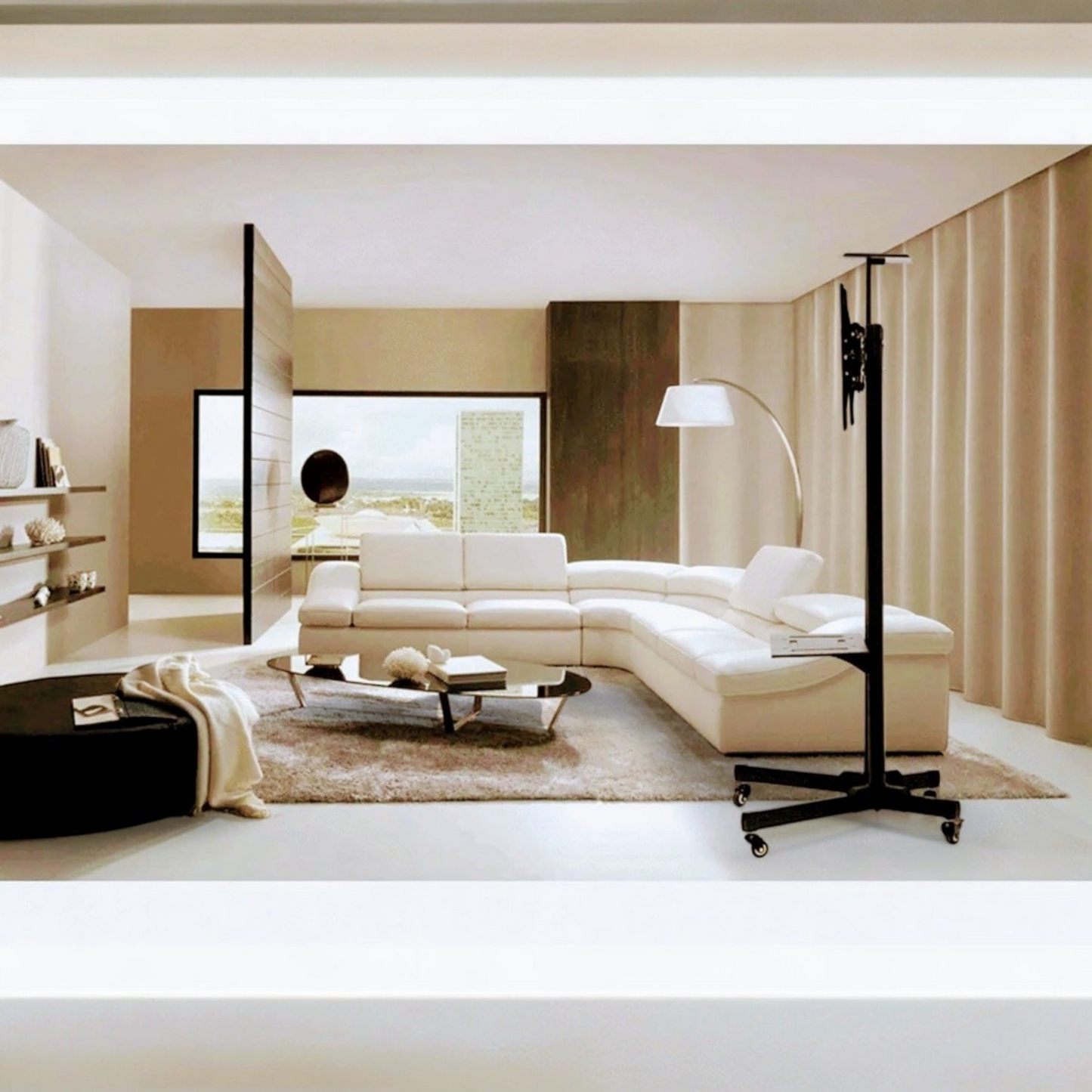 Soporte Pedestal Tv De 32 A 50 Curvos y Planos