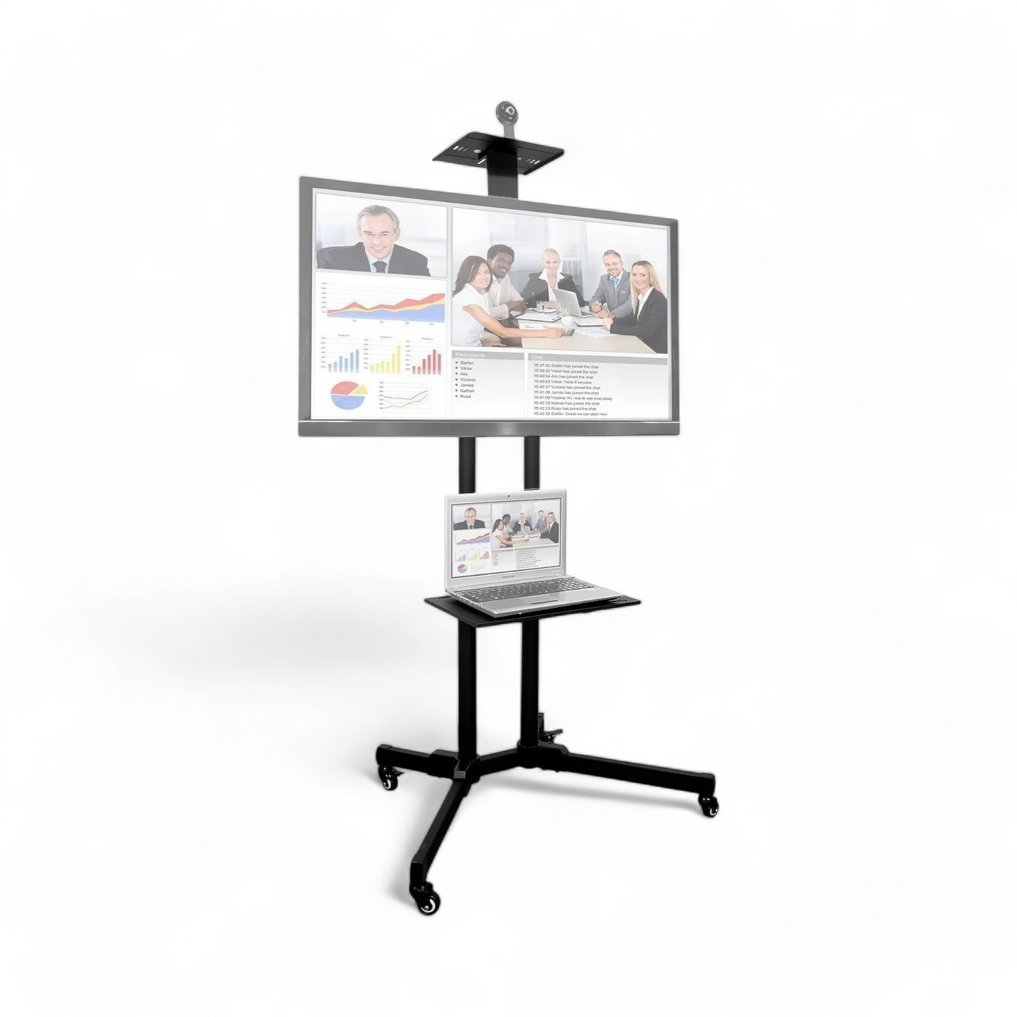 Soporte Pedestal Tv De 32 A 50 Curvos y Planos