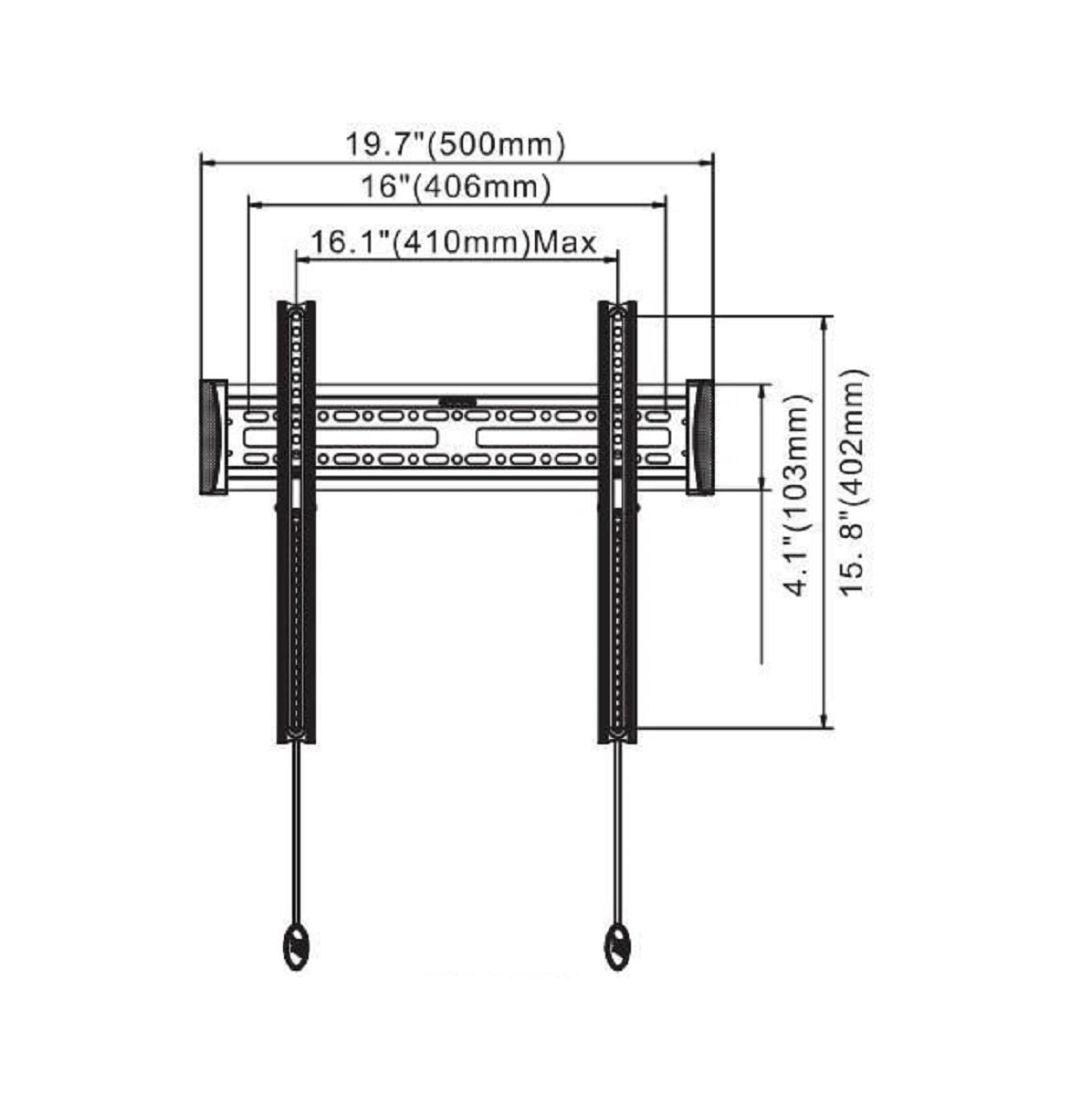 Soporte Fijo Para Tv De 32 A 55 Pulgadas C2-f Color Negro