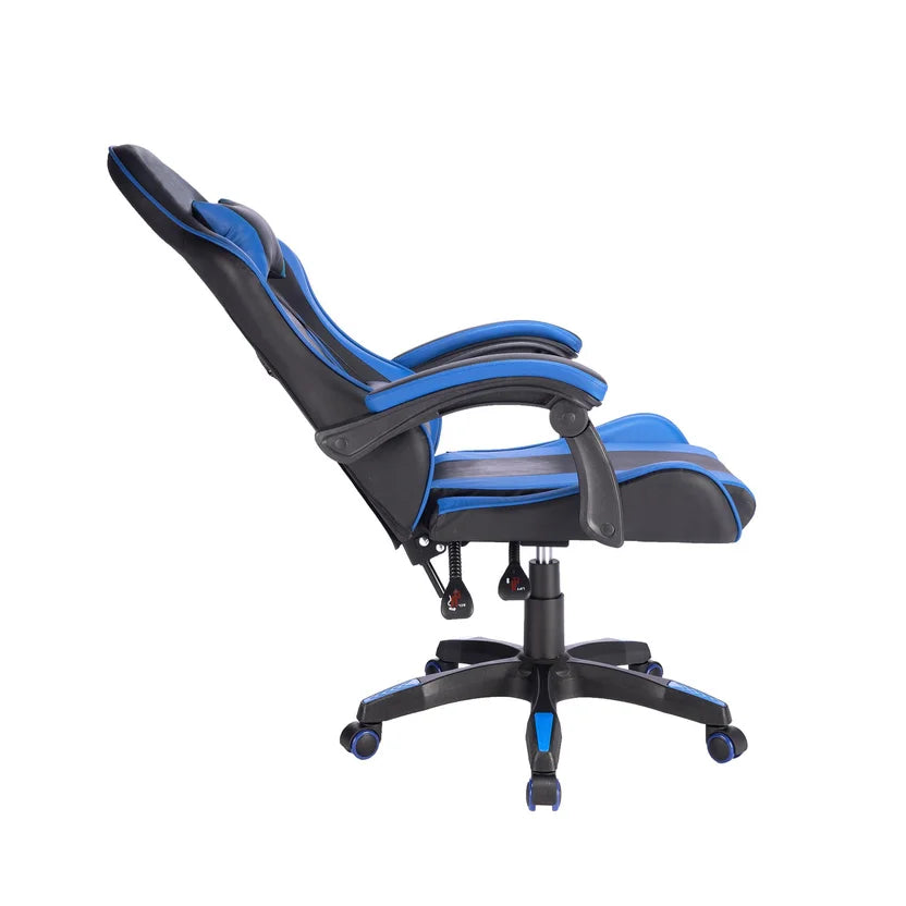 Silla Gamer Ergonómica Reclinable Azul